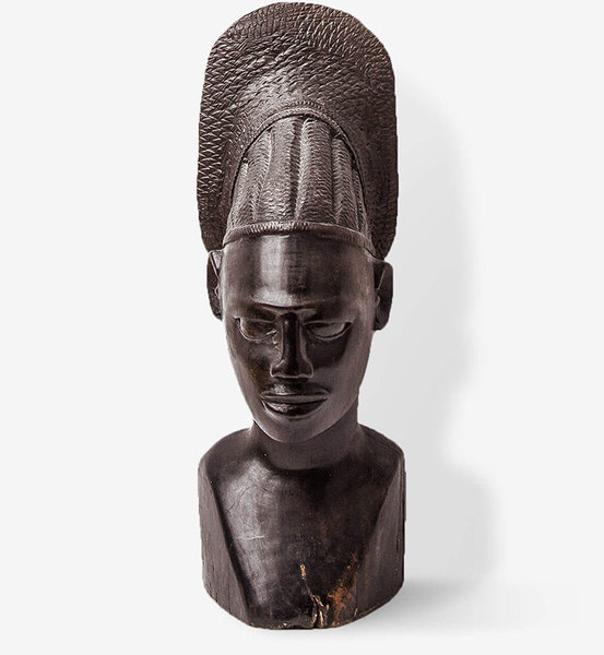 Beautiful figure of bust by court worker